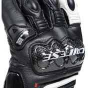 Women's Motorcycle Gloves in Dainese CARBON 4 LONG LADY Leather Black Black White