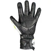 Ixs RS-200 3.0 Sport Leather Motorcycle Gloves White Black Yellow
