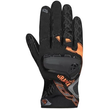 Ixon GRAVEL AIR Summer Motorcycle мотоперчатки Black Orange