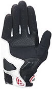Motorcycle Gloves in leather and textile Summer Ixon RS DRIFT Black White Red