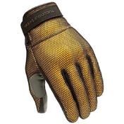 Tucano Urbano EDEN MESH Summer Motorcycle Gloves Black Yellow Tucano