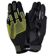 T'ur G-THREE Cross Enduro Motorcycle Gloves Black Yellow