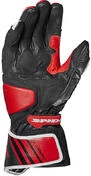 Motorcycle Racing Leather Gloves Spidi CARBO 7 Black Red