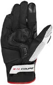 Moto Racing Leather Gloves Spidi X-4 COUPE 'Black White Red