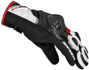Moto Racing Leather Gloves Spidi X-4 COUPE 'Black White Red