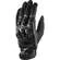 Ramair leather/textile glove short Black