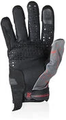 Summer Motorcycle Gloves In Harisson Score Fabric Black Red