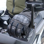 Harisson MISANO Black Leather Motorcycle Gloves