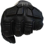 Eleveit ST1 CE Black Leather Motorcycle Gloves