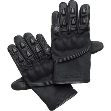 Blade Leather-/Textile Glove short Black