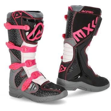 Acerbis X-TEAM Cross Enduro Motorcycle мотоботинки Black Purple