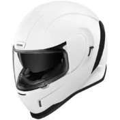 Full Face Мотошлем Dual визор Icon AIRFORM Solid White Glossy