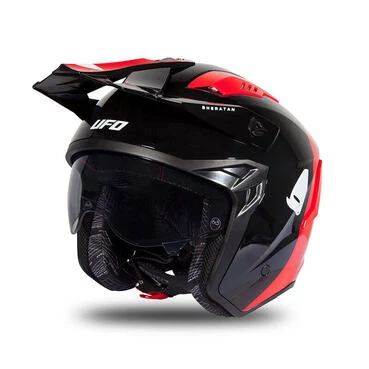 Ufo Sheratan 2206 Мотошлем Red Gloss Красный