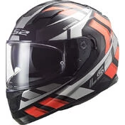 Full Face Motorcycle Мотошлем Ls2 FF320 STREAM EVO Loop Black Orange Fluo