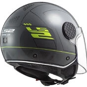 Jet Moto Helmet Ls2 OF558 Sphere Lux LINUS Nardo Gray