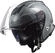 Jet Motorcycle Helmet Ls2 OF521 INFINITY Solid Nardo Gray