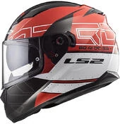 Integral Motorcycle Helmet LS2 FF320 Stream Evo KUB Black Red
