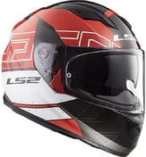 Integral Motorcycle Helmet LS2 FF320 Stream Evo KUB Black Red