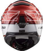 Integral Motorcycle Helmet LS2 FF320 Stream Evo KUB Black Red