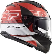 Integral Motorcycle Helmet LS2 FF320 Stream Evo KUB Black Red