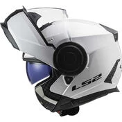 Dual Visor Motorcycle Modular Helmet Ls2 FF902 SCOPE Solid White