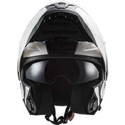 Dual Visor Motorcycle Modular Helmet Ls2 FF902 SCOPE Solid White