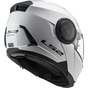 Dual Visor Motorcycle Modular Helmet Ls2 FF902 SCOPE Solid White