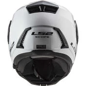Dual Visor Motorcycle Modular Helmet Ls2 FF902 SCOPE Solid White