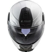 Dual Visor Motorcycle Modular Helmet Ls2 FF902 SCOPE Solid White