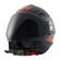 Blauer Brat Мотошлем Black Matt Red Красный