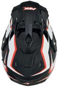 AFX FX-41DS AT Integral Motorcycle Helmet Black White Red