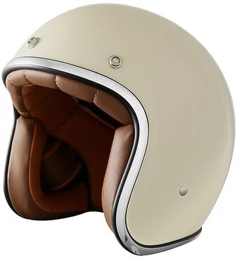 Motorcycle Мотошлем Jet Custom Stormer PEARL Uni White Speakers