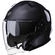 Motorcycle Мотошлем Jet Stormer RIVAL Solid Black Pearl