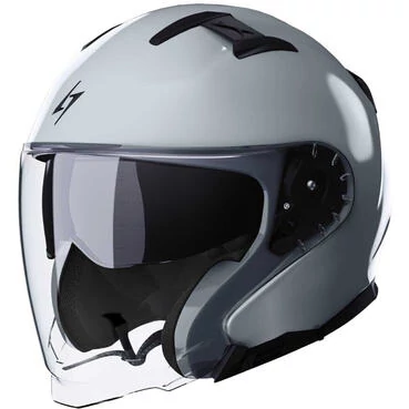 Motorcycle Мотошлем Jet Stormer RIVAL Solid Gray Nardo