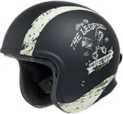 Motorcycle Helmet Jet Custom iXS 880 2.0 Matte Black Ivory
