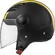 Moto Jet helmet OF562 Ls2 Airflow Long With Visor Long Metropolis Black Yellow Hy vision