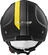 Moto Jet helmet OF562 Ls2 Airflow Long With Visor Long Metropolis Black Yellow Hy vision