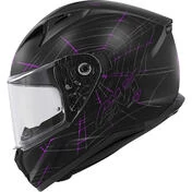 Givi 50.7F PHOBIA Integral Motorcycle Helmet Black Purple