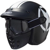 Motorcycle Мотошлем Jet Premier Vintage Fiber Mask Star 9 BM