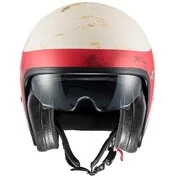 Moto Jet Helmet Premier VINTAGE K8 BM Matt white