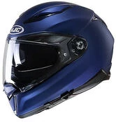 Full Face Мотошлем Fiber Double визор Motorcycle HJC F70 Semi Opaque Blue Metallic