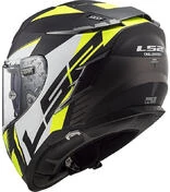 Motorcycle Helmet HPFC LS2 FF327 CHALLENGER Squadron Black Yellow Fluo Matt