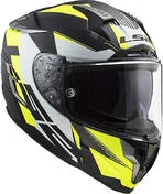 Motorcycle Helmet HPFC LS2 FF327 CHALLENGER Squadron Black Yellow Fluo Matt