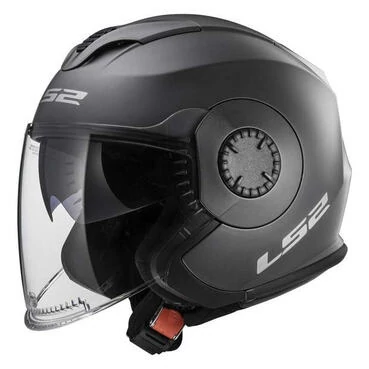 LS2 Verso Solid Open Face Helmet Matt Titanium