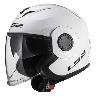 LS2 Verso Solid Open Face Helmet Белый