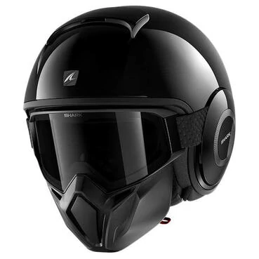 SHARK Street Drak Blank Convertible Helmet Черный