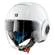 SHARK Nano Blank Open Face Helmet White Azur