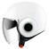 SHARK Nano Blank Open Face Helmet White Azur