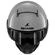 SHARK Street Drak Blank Convertible Helmet Gun Silver
