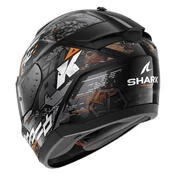 SHARK Ridill 2 Molokai Full Face Helmet Black / Silver / Orange